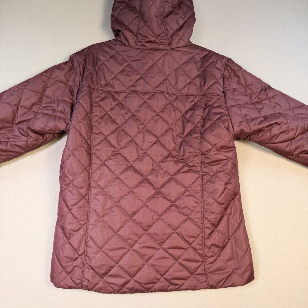 Columbia Women’s Copper Crest II Hooded Jacket X-Large Purple/Maroon - Picture 5 of 14